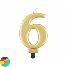 Svečka zlata št. 6